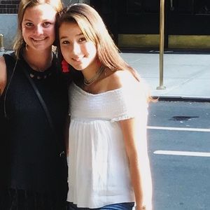 Brandy Melville smocked off the shoulder top